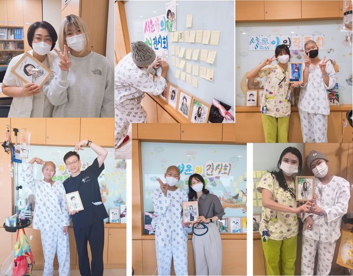 [서울=뉴시스] 정서윤(15)양은 급성 백혈병과 심장병으로 서울성모병원에서 5년간 투병한 끝에 미술 활동을 전문적으로 펼칠 수 있는 공방을 부산에 열었다.'‘솔솔바람'의 돌봄 속에서 미술이라는 또 다른 꽃으로 피어난 결과다. 솔솔바람은 서울성모병원이 중증질환 환아와 가족을 위해 통합 돌봄을 제공하는 소아청소년 완화의료팀이다. (사진=서울성모병원 제공) 2025.12.19. photo@newsis.com *재판매 및 DB 금지