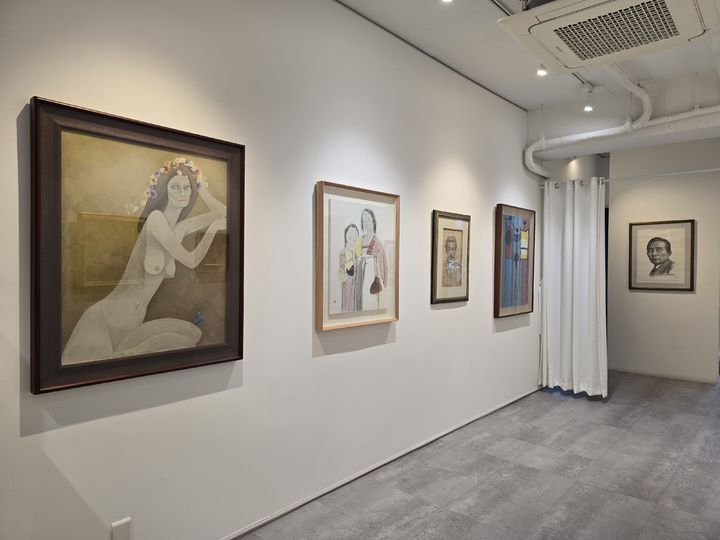 새결화랑 기획전 ‘얼굴, 시대를 비추다- 현대미술가 11인 인물화전’ 전경. *재판매 및 DB 금지