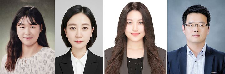 2025년 올해의 과학교사상을 받은 충북 교사들. 왼쪽부터 장예슬(죽향초), 김수현(청주중), 윤슬기(오송고), 안영균(충북과학고) 교사. *재판매 및 DB 금지