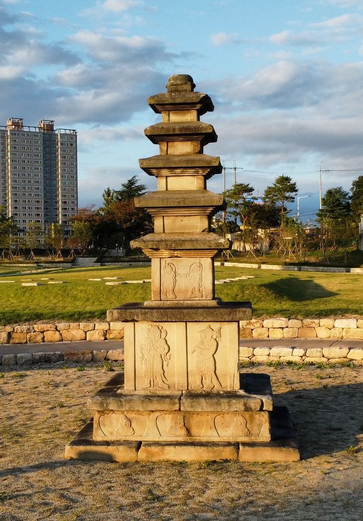  [예천=뉴시스] 예천 개심사지 오층석탑 (사진=예천군 제공) 2025.12.19. photo@newsis.com *재판매 및 DB 금지