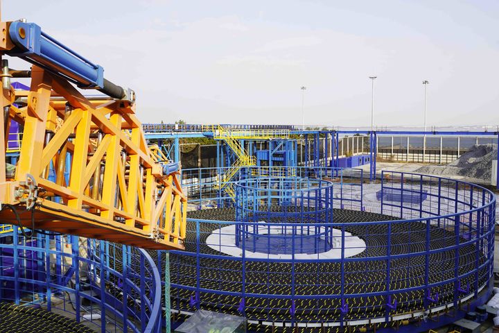 [서울=뉴시스]대한전선 해저케이블 공장에서 생산된 해저케이블이 턴테이블에 적재되고 있다. (사진 = 대한전선) 2025.12.19. photo@newsis.com&nbsp; *재판매 및 DB 금지