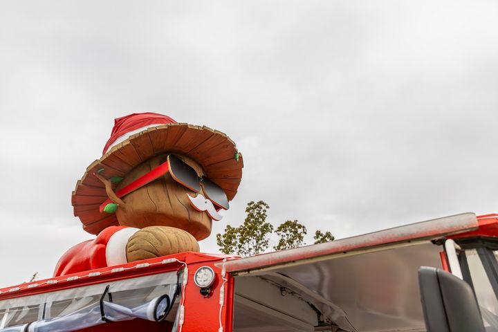 [순천=뉴시스] 순천만국가정원 산타버스. (사진=순천시 제공) 2025.12.19. photo@newsis.com *재판매 및 DB 금지