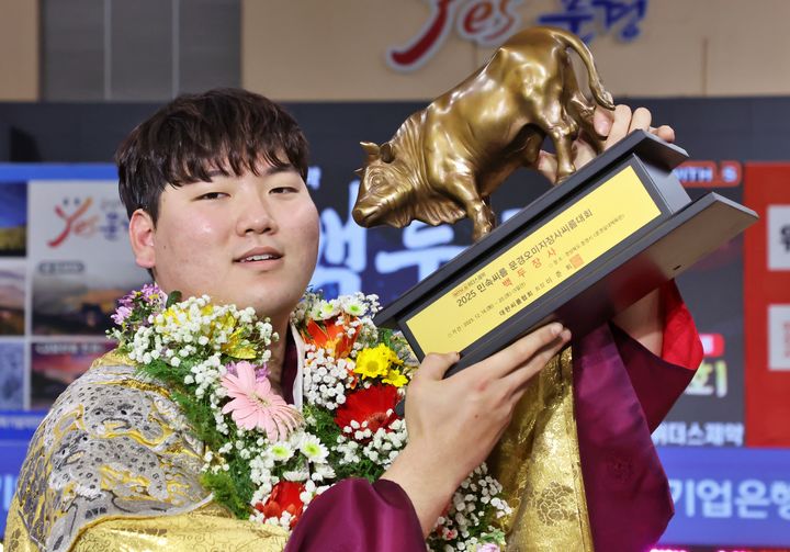 [서울=뉴시스] 씨름 최성민. (사진=대한씨름협회 제공) *재판매 및 DB 금지