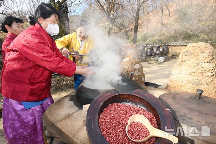액운 막는 동지 팥죽 (사진=뉴시스 DB)