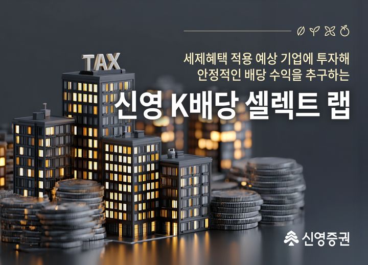 신영증권, 분리과세 겨냥 'K배당 셀렉트 랩' 출시