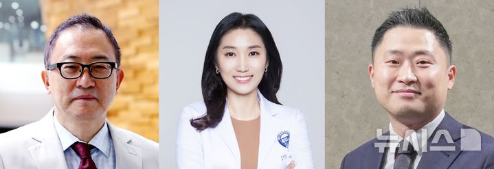 [서울=뉴시스] 왼쪽부터 차광렬 차병원∙차바이오그룹 글로벌 종합연구소장, 김지향 분당차병원 난임센터 교수, 이재왕 을지대학교 교수. (사진= 차병원 제공)