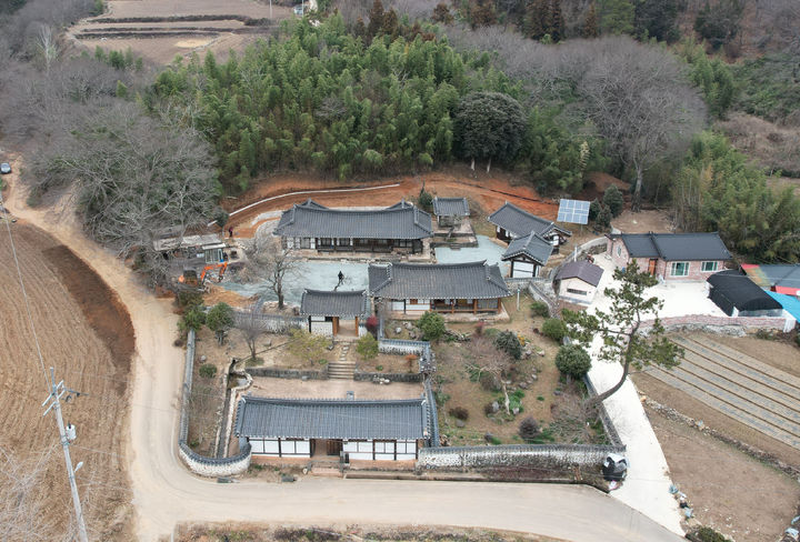 [보성=뉴시스] 보성 봉강리 영광정씨 고택 전경. (사진 = 보성군 제공). 2025.12.22. photo@newsis.com *재판매 및 DB 금지