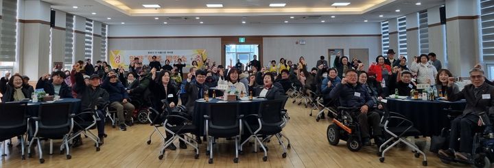 한국교통장애인협회 경산시지회, 장애인 화합 작은 음악회 (사진=경산시 제공) *재판매 및 DB 금지