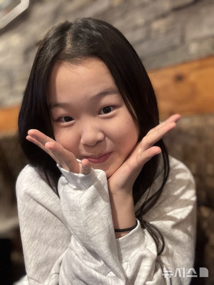 [서울=뉴시스] 기증자 故 김하음 양. (사진= 한국장기조직기증원 제공)