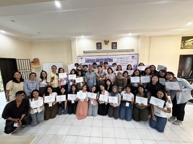 [서울=뉴시스] 숙명여대 아태여성정보통신원과 인도네시아 우다야나대가 협력해 '학점제 학기기반교육'을 마쳤다. (사진=숙명여대 제공) 2025.12.23. photo@newsis.com *재판매 및 DB 금지