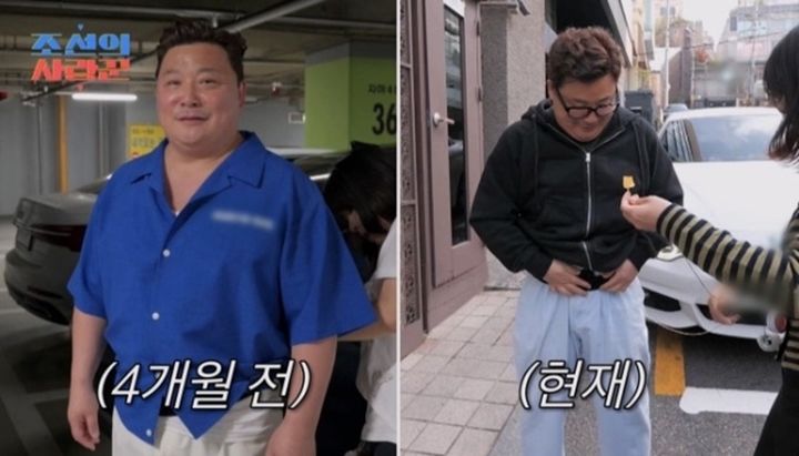 [서울=뉴시스] 22일 오후 방송된 TV조선 예능 프로그램 '조선의 사랑꾼'에서는 코미디언 윤정수가 체중 감량에 성공했다고 밝혔다. (사진= TV조선 제공) 2025.12.23. photo@newsis.com *재판매 및 DB 금지