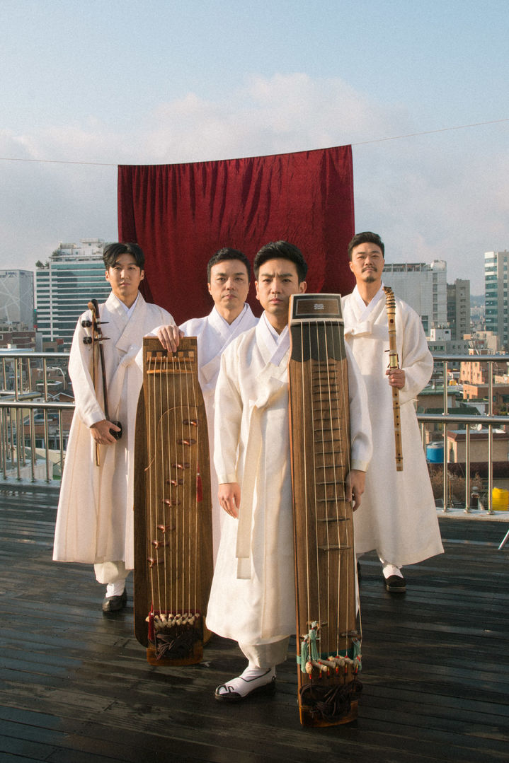 전통창작음악집단 '4인놀이'. (사진=모아모아 프로덕션 제공) *재판매 및 DB 금지