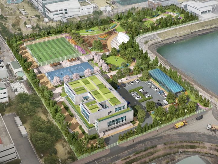 [인천=뉴시스] 송도 공공하수처리시설 조감도. (사진=인천경제청 제공) 2025.12.23. photo@newsis.com *재판매 및 DB 금지