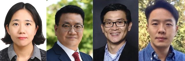 [서울=뉴시스] (왼쪽부터) 고려대 글로벌한국융합학부 박선경 교수(제1저자), 언어학과 송상헌 교수, 정치외교학과 강우창 교수, KAIST 디지털인문사회과학부 김태균 교수(교신저자). (사진=고려대 제공) 2025.12.23. photo@newsis.com *재판매 및 DB 금지