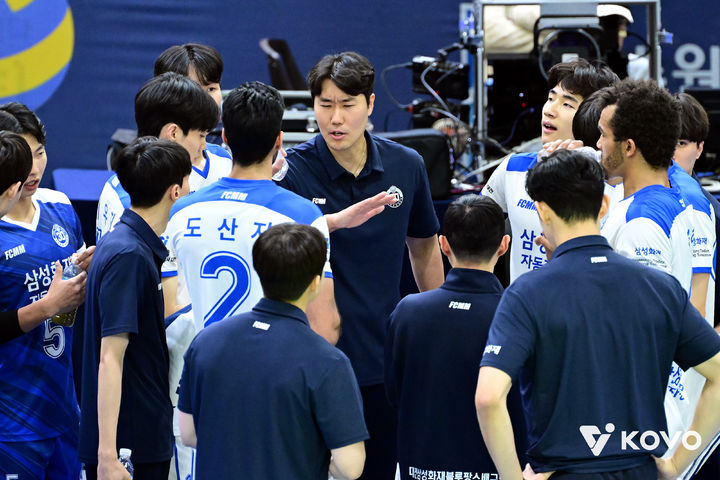 남자 프로배구 삼성화재. (사진=KOVO 제공). 2025.12.23. *재판매 및 DB 금지