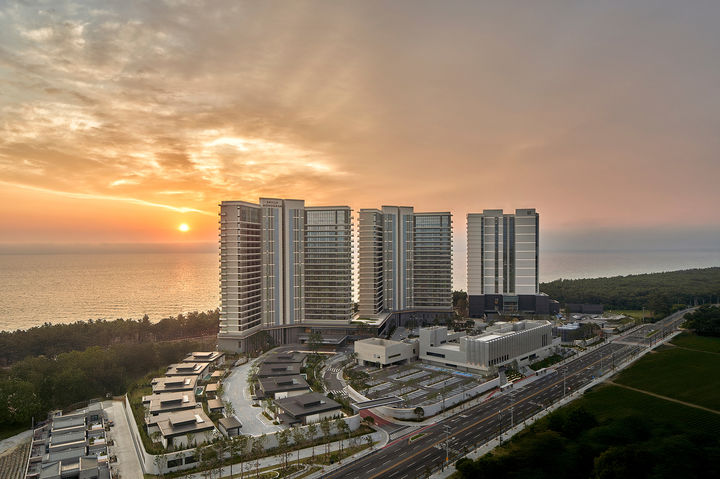 [서울=뉴시스] 신라모노그램 강릉에서 본 일출 전경.(사진=호텔신라 제공) *재판매 및 DB 금지