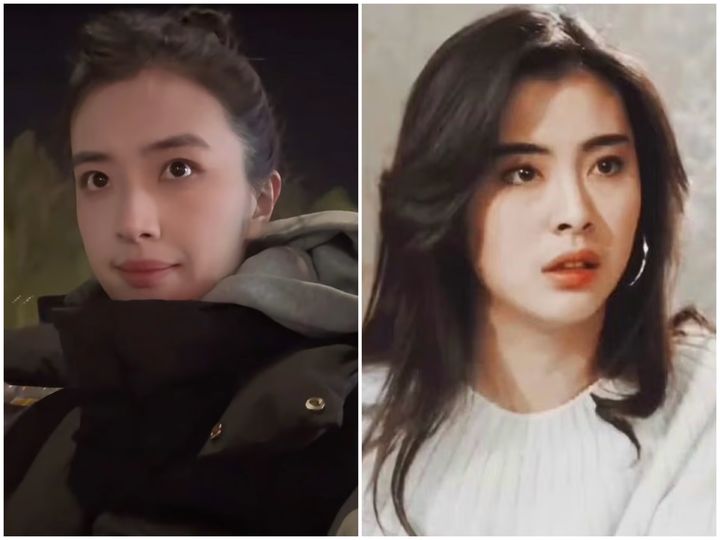 [뉴시스] 4개월 만에 체중 20㎏ 감량에 성공한 중국의 30대 여성이 홍콩 배우 왕조현을 닮은 외모로 화제를 모으고 있다. (사진=샤오홍슈 캡처) *재판매 및 DB 금지