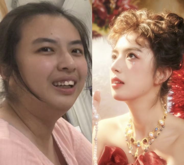 [뉴시스] 4개월 만에 체중 20㎏ 감량에 성공한 중국의 30대 여성이 홍콩 배우 왕조현을 닮은 외모로 화제를 모으고 있다. (사진=샤오홍슈 캡처) *재판매 및 DB 금지