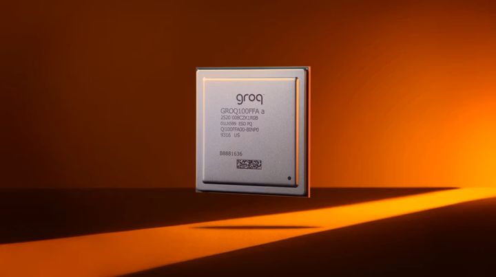 [서울=뉴시스]인공지능(AI) 반도체 스타트업 '그록(Groq)'의 AI 칩. (사진=그록 홈페이지 캡쳐) photo@newsis.com *재판매 및 DB 금지