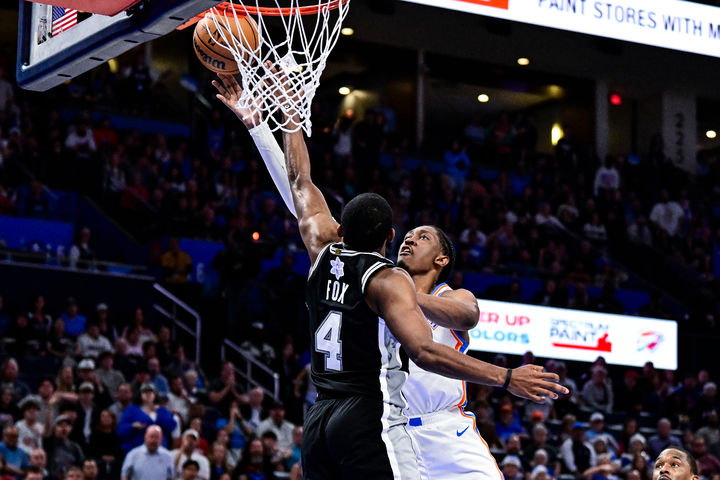 [오클라호마시티=AP/뉴시스] 미국프로농구(NBA) 샌안토니오 스퍼스의 디애런 팍스. 2025.12.25.