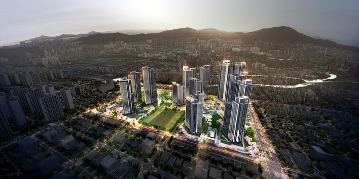 인천 굴포천역 도심 공공주택 복합사업 조감도. (사진=HDC현대산업개발 제공) *재판매 및 DB 금지