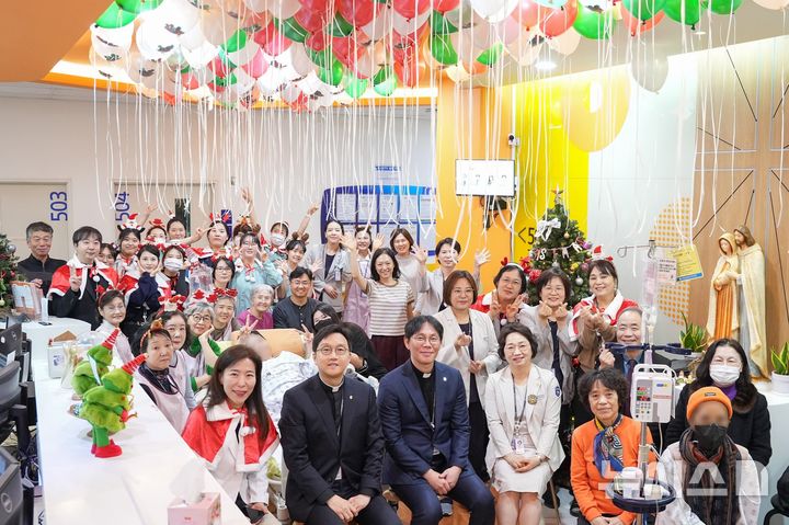 국제성모병원, 호스피스 환자·가족 성탄 파티…"사랑·위로"