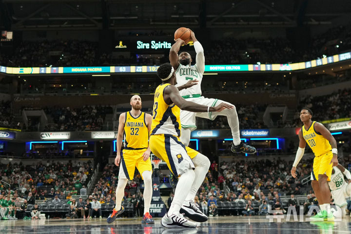 [인디애나폴리스=AP/뉴시스] 미국프로농구(NBA) 보스턴 셀틱스의 제일런 브라운. 2025.12.26.