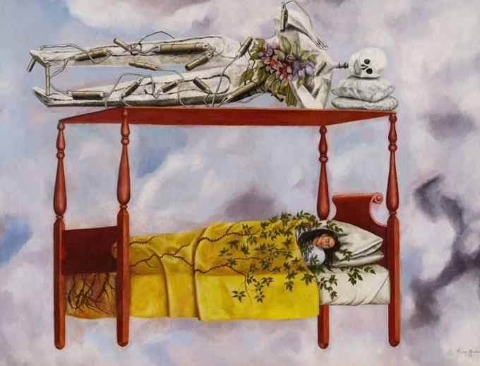 Frida Kahlo, El sueño (La cama) (1940). Courtesy Sotheby’s. *재판매 및 DB 금지