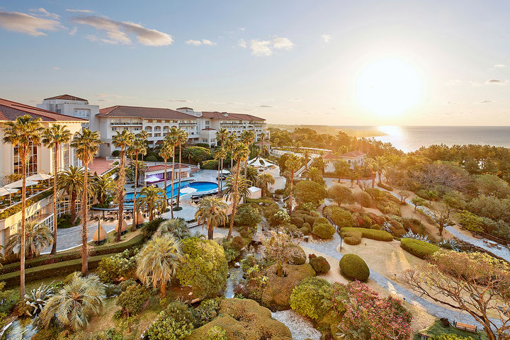 [서울=뉴시스] 제주신라호텔에서 바라본 일출 전경.(사진=호텔신라 제공) *재판매 및 DB 금지