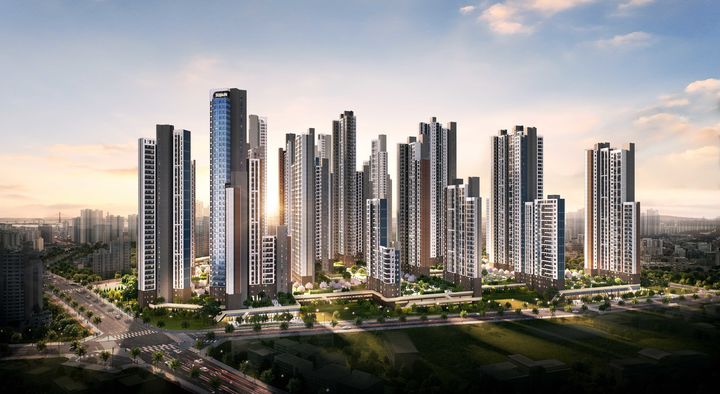 인천 금송구역 주택재개발 정비사업 투시도. (사진=BS한양 제공) *재판매 및 DB 금지