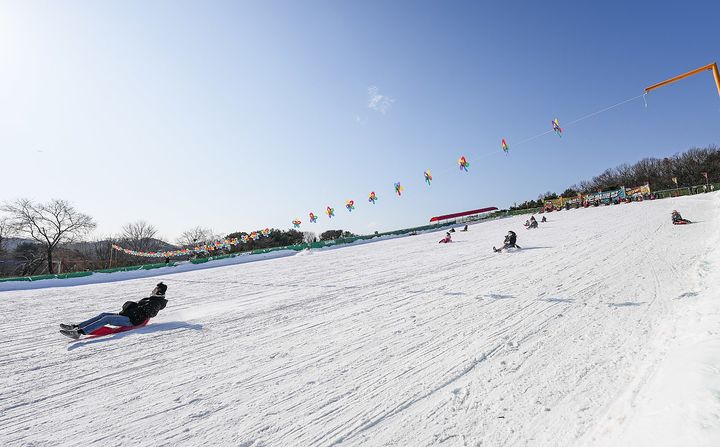 서울랜드 눈썰매장. (사진=서울랜드) *재판매 및 DB 금지
