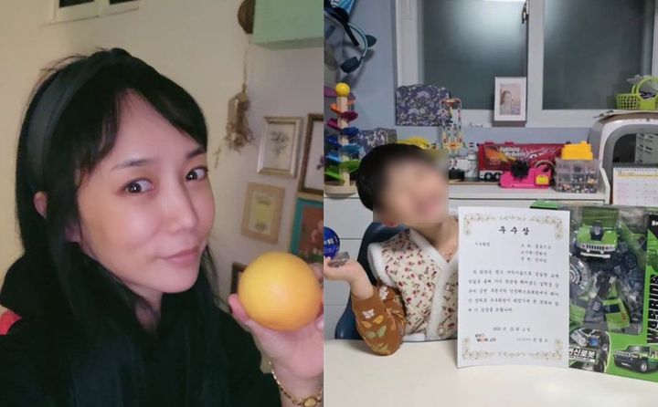 [서울=뉴시스] 배우 정정아가 발달 지연 치료를 받았던 아들의 근황을 전했다. (사진=정정아 인스타그램) 2025.12.29. photo@newsis.com *재판매 및 DB 금지