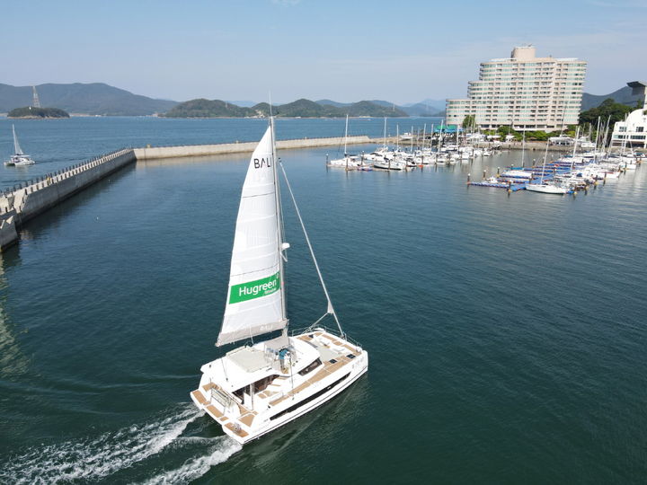 금호통영마리나리조트와 요트. (사진=금호리조트) *재판매 및 DB 금지