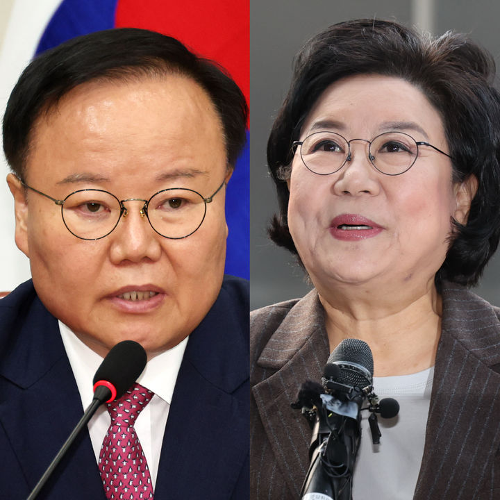 [뉴시스] 국민의힘 김재원 최고위원(왼)과 이혜훈 전 국민의힘 의원. (사진 = 뉴시스DB) *재판매 및 DB 금지