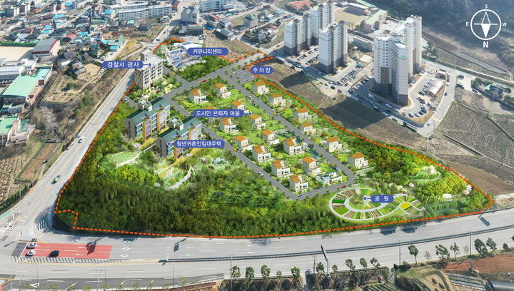 [순창=뉴시스] 순창군의 '지역활력타운(순창 행복플러스타운)' 조감도. *재판매 및 DB 금지