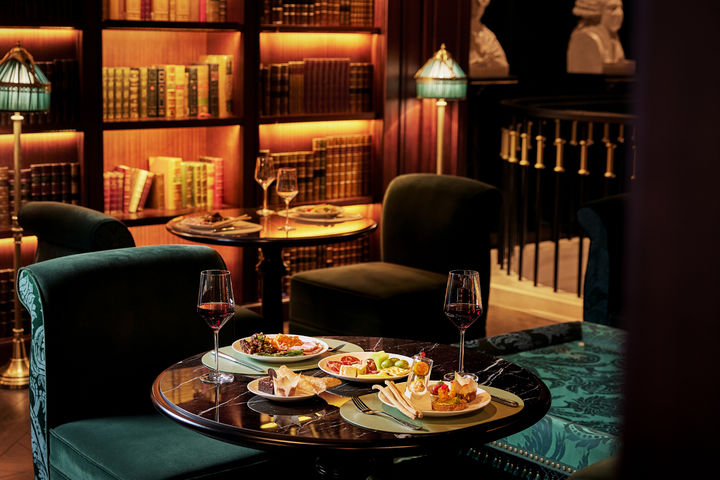 레스케이프 서울 명동, 럭셔리 컬렉션 호텔의 ‘라이브러리’. (사진=메리어트 인터내셔널) *재판매 및 DB 금지