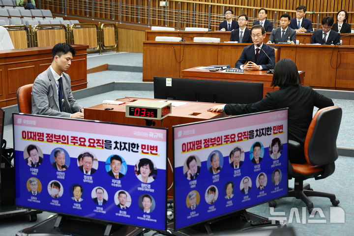 [서울=뉴시스] 김명년 기자 = 김호철 감사원장 후보자가 29일 오전 서울 여의도 국회에서 열린 인사청문회에서 의원 질의를 듣고 있다. 2025.12.29. kmn@newsis.com