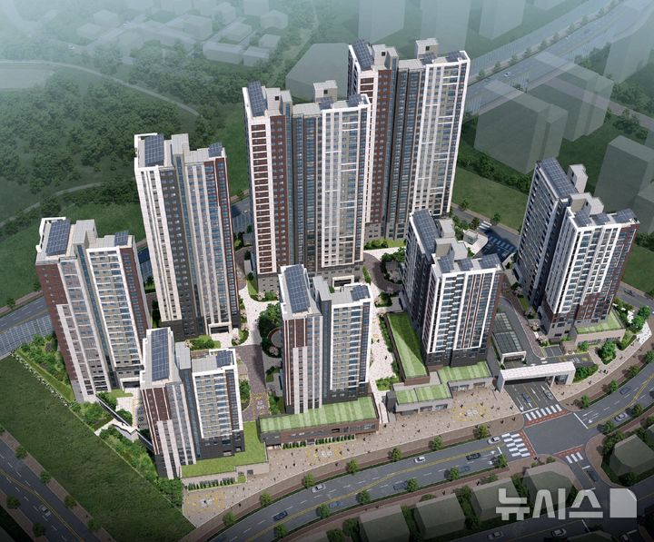 [의정부=뉴시스]구리갈매역세권 A4블록 단지조감도. (사진=LH 경기북부본부 제공) 2025.12.30 photo@newsis.com