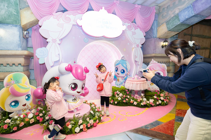 롯데월드 어드벤처 내 ‘프린세스 캐치! 티니핑’ 포토존. (사진=롯데월드) *재판매 및 DB 금지