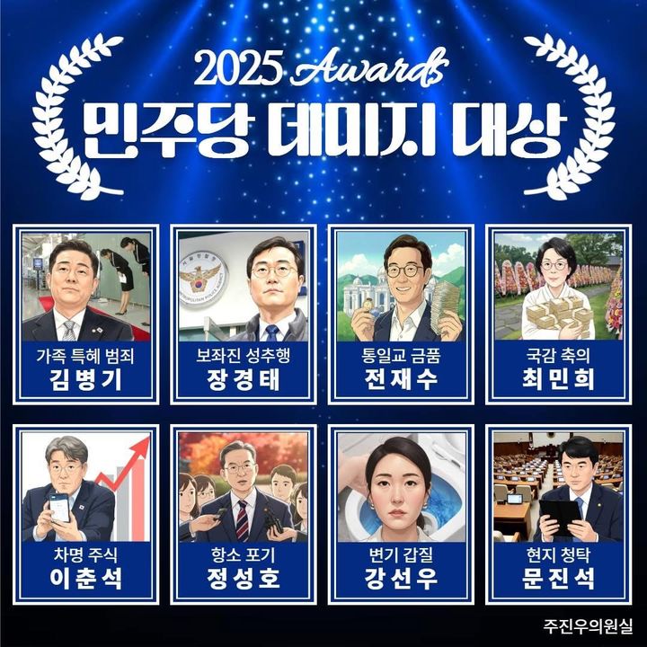 [뉴시스] 주진우 국민의 힘 의원이 2025년을 두고 "민주당이 완장 차고 국민 위에 군림한 해"라고 비판했다. (사진=주진우 국민의힘 의원 페이스북) *재판매 및 DB금지 *재판매 및 DB 금지