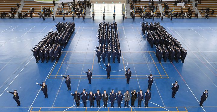 [진주=뉴시스]공군교육사령부는 30일 교육사 최용덕관에서 제253기 부사관후보생 임관식을 거행했다.(사진=공군교육사령부 제공).2025.12.30.photo@newsis.com *재판매 및 DB 금지