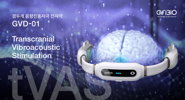 [서울=뉴시스] 아리바이오는 자체 개발 치매 전자약 'GVD-01'이 한국보건의료연구원(NECA)의 '신의료기술평가 길라잡이 서비스 대상 기술'로 최종 선정됐다고 30일 밝혔다. (사진=아리바이오 제공) 2025.12.30. photo@newsis.com *재판매 및 DB 금지