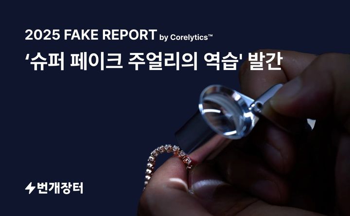 [서울=뉴시스] 번개장터의 '2025 페이크 리포트'. (사진=번개장터 제공) 2025.12.31. photo@newsis.com *재판매 및 DB 금지