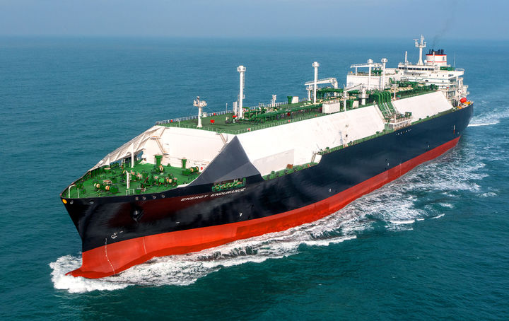 [서울=뉴시스] HD현대삼호가 건조한 액화천연가스(LNG) 운반선. (사진=HD현대삼호) 2025.12.31 photo@newsis.com *재판매 및 DB 금지 *재판매 및 DB 금지