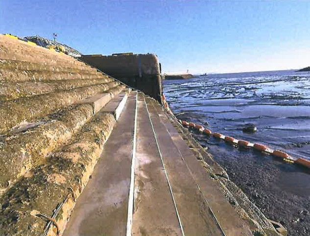 덕적도항 소형선 부두 계단부 보수 후 모습. (사진=한국어촌어항공단 제공) *재판매 및 DB 금지