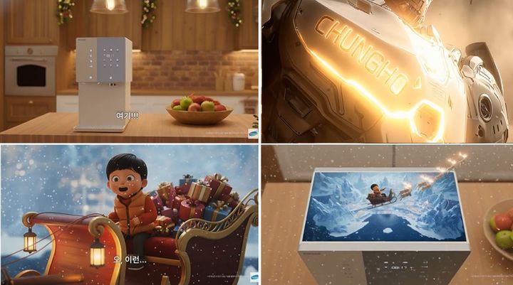 [서울=뉴시스]청호나이스, AI 영상 80여편 제작.(사진=청호나이스 제공) 2025.12.31. photo@newsis.com *재판매 및 DB 금지