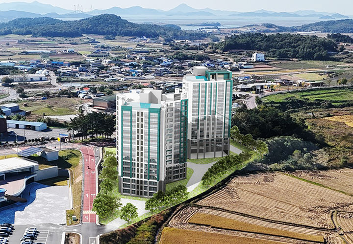 [신안=뉴시스]압해읍 사업부지 조감도. (사진=신안군 제공) 202.12.31. photo@newsis.com *재판매 및 DB 금지