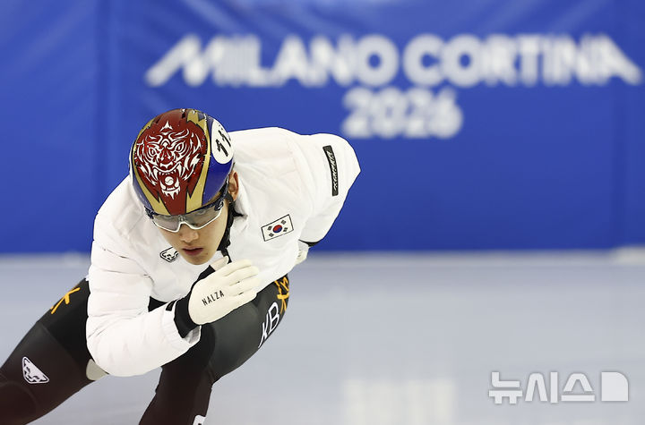 [진천=뉴시스] 김근수 기자 = 쇼트트랙 국가대표 임종언이 지난 23일 충북 진천국가대표선수촌에서 신년 훈련을 하고 있다. 2026.01.01. ks@newsis.com