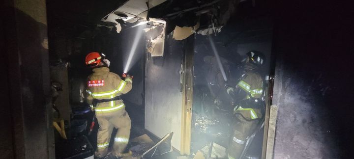 화재 현장(사진= 경기도 소방재난본부 제공) *재판매 및 DB 금지