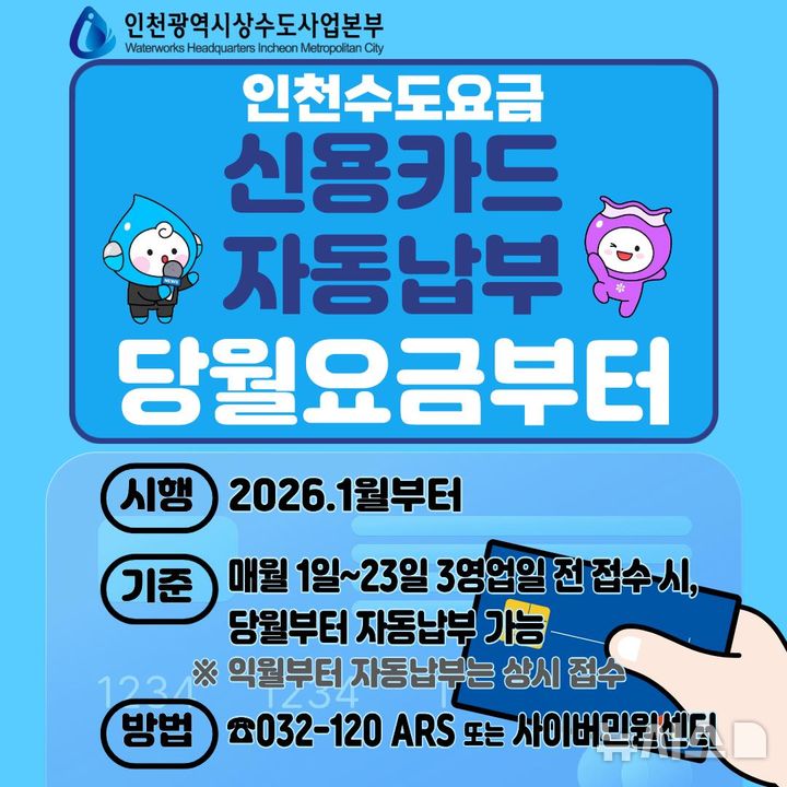 인천시 상수도사업본부 제공